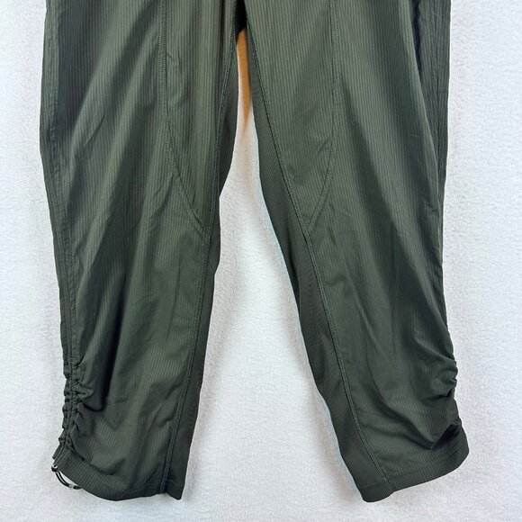Lululemon Athletica Olive Green Joggers Womens 6 Athleisure Active Gym Running - Picture 4 of 14